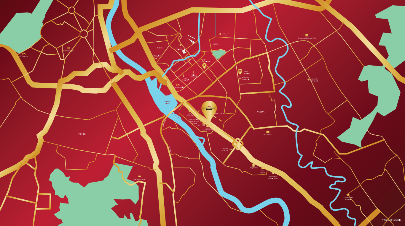 M3M JewelCrest Avenue,Master Plan | DhanBhumi